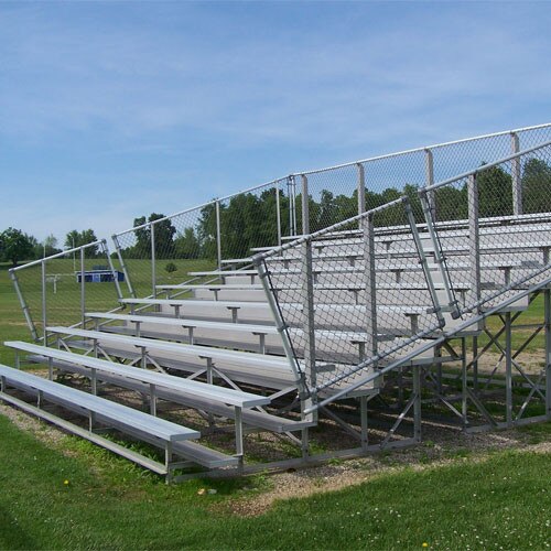 Bleachers With Fencing